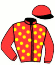casaque portée par Bizoux Mic. jockey du cheval de course FIMOKO STAR, information pmu ZETURF