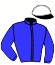 casaque portée par Collette A. jockey du cheval de course EL PASO BLUE, information pmu ZETURF