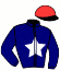 casaque portée par Gelormini G. jockey du cheval de course ICAP DU GOUTIER, information pmu ZETURF