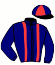 casaque portée par Angot A. jockey du cheval de course L'ETOILE DE GINAI, information pmu ZETURF
