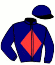 casaque portée par Dubois J. jockey du cheval de course LA DAME DE COEUR, information pmu ZETURF