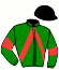 casaque portée par Blandin A. jockey du cheval de course LEANE DU PARC, information pmu ZETURF
