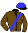 casaque portée par Lagadeuc F. jockey du cheval de course KIMBILA, information pmu ZETURF