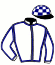 casaque portée par Hardy S. jockey du cheval de course KOITRO DE QUERY, information pmu ZETURF
