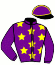 casaque portée par Armellini D. jockey du cheval de course IOHANNA THIEBEN, information pmu ZETURF