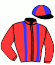 casaque portée par Martin G. jockey du cheval de course IGGY PERRINE, information pmu ZETURF