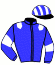 casaque portée par Nivard F. jockey du cheval de course JOHN RIVER, information pmu ZETURF