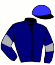 casaque portée par Jublot L. jockey du cheval de course HELENE D'OSTAL, information pmu ZETURF
