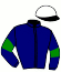 casaque portée par Goetz Lou. jockey du cheval de course GALANT GALAA, information pmu ZETURF