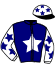 casaque portée par Renault V. Th. jockey du cheval de course LUNGA DES BROUSSES, information pmu ZETURF