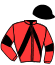 casaque portée par Armellini D. jockey du cheval de course LOOK AT ME DIDO, information pmu ZETURF