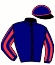 casaque portée par Nivard F. jockey du cheval de course INFANTE DU BUISSON, information pmu ZETURF