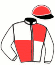 casaque portée par Lebourgeois Y. jockey du cheval de course HIDALGO DE VARENNE, information pmu ZETURF
