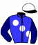 casaque portée par Gelormini G. jockey du cheval de course TOSCARELLA, information pmu ZETURF