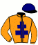 casaque portée par Stefano S. jockey du cheval de course BLACKY DE CAMBRON (FR), information pmu ZETURF
