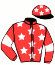 casaque portée par Derieux R. jockey du cheval de course DIGNE ET DROIT (FR), information pmu ZETURF