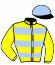 casaque portée par Guyon M. jockey du cheval de course SPEED DE CERISY, information pmu ZETURF