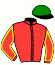 casaque portée par Petitjean K. jockey du cheval de course GADJO DU NOYER, information pmu ZETURF