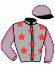 casaque portée par Blandin G. jockey du cheval de course DOC DE L'ORMERIE (FR), information pmu ZETURF