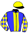 casaque portée par Marie B. jockey du cheval de course STORMBRINGER, information pmu ZETURF