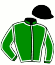 casaque portée par Lemaitre A. jockey du cheval de course TIGRAIS, information pmu ZETURF