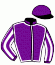 casaque portée par Mendizabal I. jockey du cheval de course BLACKBEARD, information pmu ZETURF