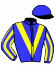 casaque portée par Demuro C. jockey du cheval de course NIGHTDANCE MAN, information pmu ZETURF