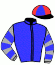 casaque portée par Velon Mlle M. jockey du cheval de course MONA LISA KLAXON, information pmu ZETURF