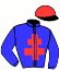 casaque portée par Lemaitre A. jockey du cheval de course DITREVILE, information pmu ZETURF