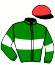 casaque portée par Bachelot T. jockey du cheval de course ACREGATE, information pmu ZETURF