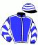casaque portée par Lemaitre A. jockey du cheval de course SNOBBISH, information pmu ZETURF