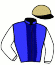 casaque portée par Demuro C. jockey du cheval de course PRADARO, information pmu ZETURF