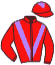 casaque portée par Piccone T. jockey du cheval de course LA ROCHETTE, information pmu ZETURF