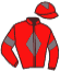 casaque portée par Planque S. jockey du cheval de course ALEMANIA, information pmu ZETURF