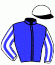 casaque portée par Hardouin E. jockey du cheval de course EXCEEDING QUEEN, information pmu ZETURF