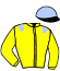 casaque portée par Eyquem Jb. jockey du cheval de course PARTIR, information pmu ZETURF