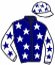casaque portée par Guy F. jockey du cheval de course ABSOLUTE POWER, information pmu ZETURF