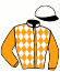casaque portée par Poteaux Tho. jockey du cheval de course DONN CLIFS, information pmu ZETURF
