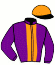 casaque portée par Weber Mlle B. jockey du cheval de course HOLLYWOOD AFRICANS, information pmu ZETURF