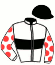 casaque portée par Mosse A. jockey du cheval de course OYAPOCK, information pmu ZETURF