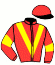 casaque portée par Guyon M. jockey du cheval de course STUPOR MUNDI, information pmu ZETURF