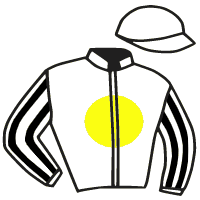 casaque portée par Massin Mlle A. jockey du cheval de course DIEPPE, information pmu ZETURF
