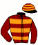 casaque portée par Non Partant jockey du cheval de course CHARM WRENS, information pmu ZETURF
