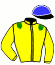 casaque portée par Marie B. jockey du cheval de course JUDY BLUE EYES, information pmu ZETURF