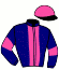 casaque portée par Girard Mme C. jockey du cheval de course HEROS JARZEEN, information pmu ZETURF