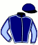 casaque portée par Gosselin J. jockey du cheval de course IASELMA, information pmu ZETURF