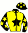 casaque portée par Chauve-laffay Ben. jockey du cheval de course KEN ZAO DE NAPPES, information pmu ZETURF