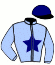 casaque portée par Ricart J. Y. jockey du cheval de course GRINGO SAVA, information pmu ZETURF