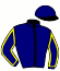 casaque portée par Thomain D. jockey du cheval de course CONCERTO ROYAL, information pmu ZETURF