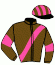 casaque portée par Abrivard A. jockey du cheval de course JOLIE INDIENNE, information pmu ZETURF
